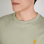 Men Luxe Touch Mercerized Cotton Crew Tee