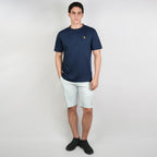 Men Luxe Touch Mercerized Cotton Crew Tee