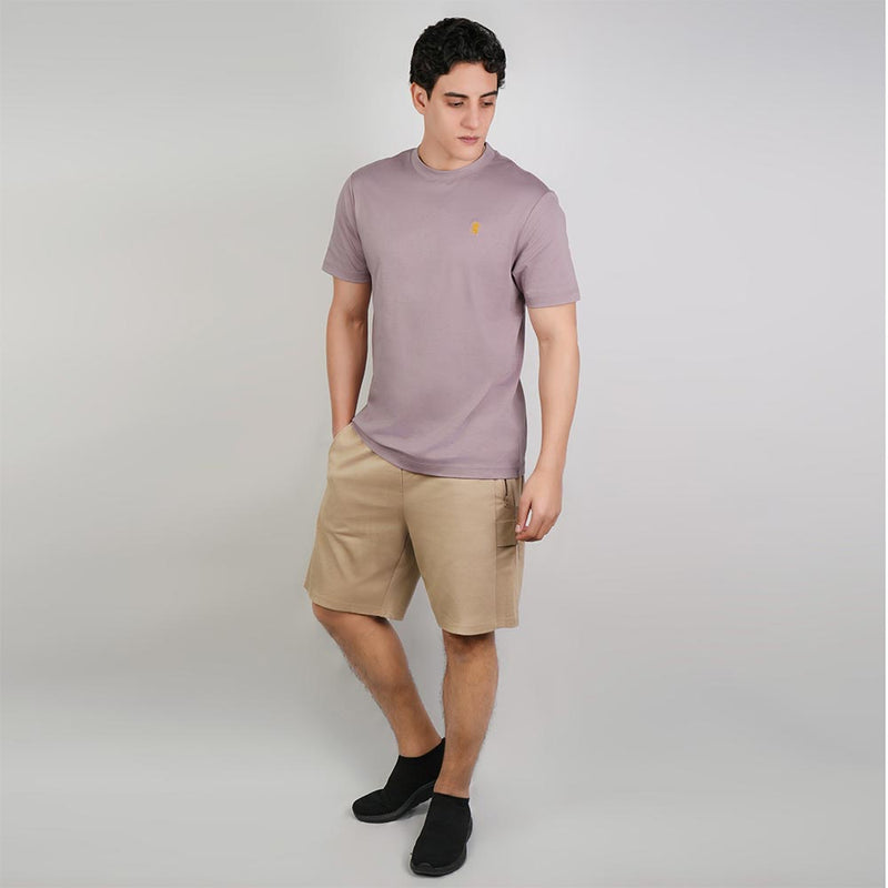 Men Luxe Touch Mercerized Cotton Crew Tee