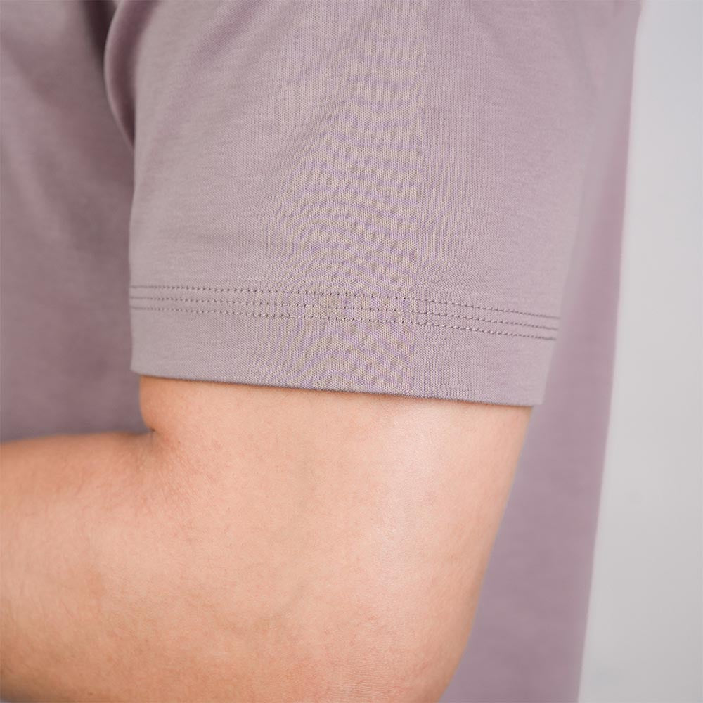 Men Luxe Touch Mercerized Cotton Crew Tee