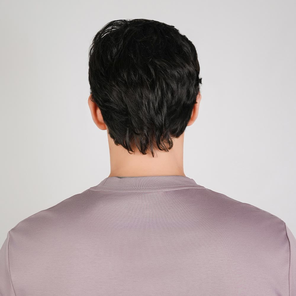 Men Luxe Touch Mercerized Cotton Crew Tee