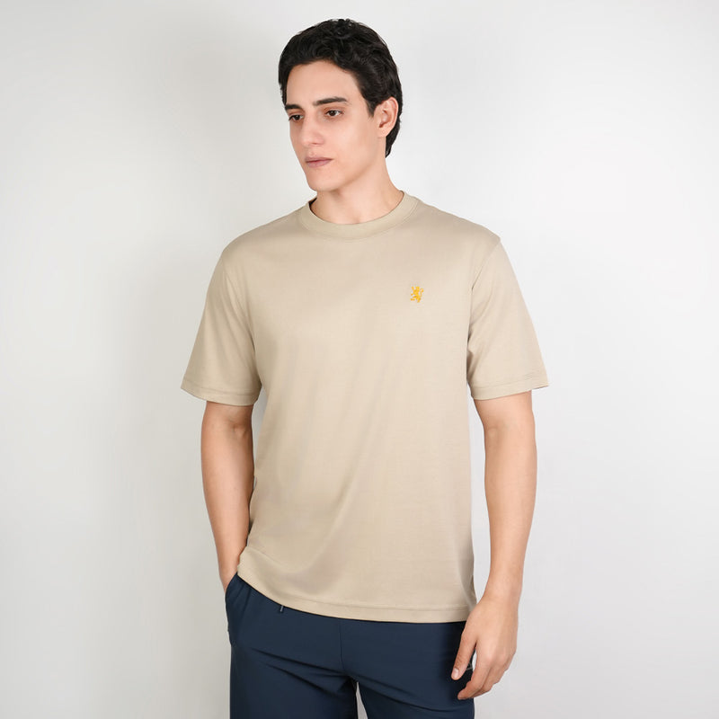 Men Luxe Touch Mercerized Cotton Crew Tee