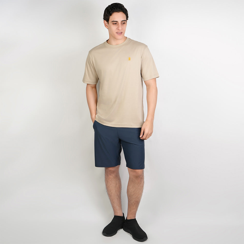 Men Luxe Touch Mercerized Cotton Crew Tee