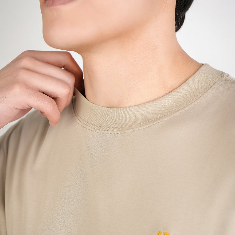 Men Luxe Touch Mercerized Cotton Crew Tee