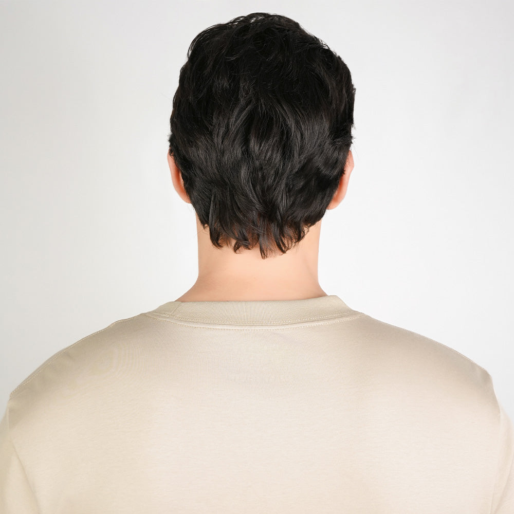 Men Luxe Touch Mercerized Cotton Crew Tee