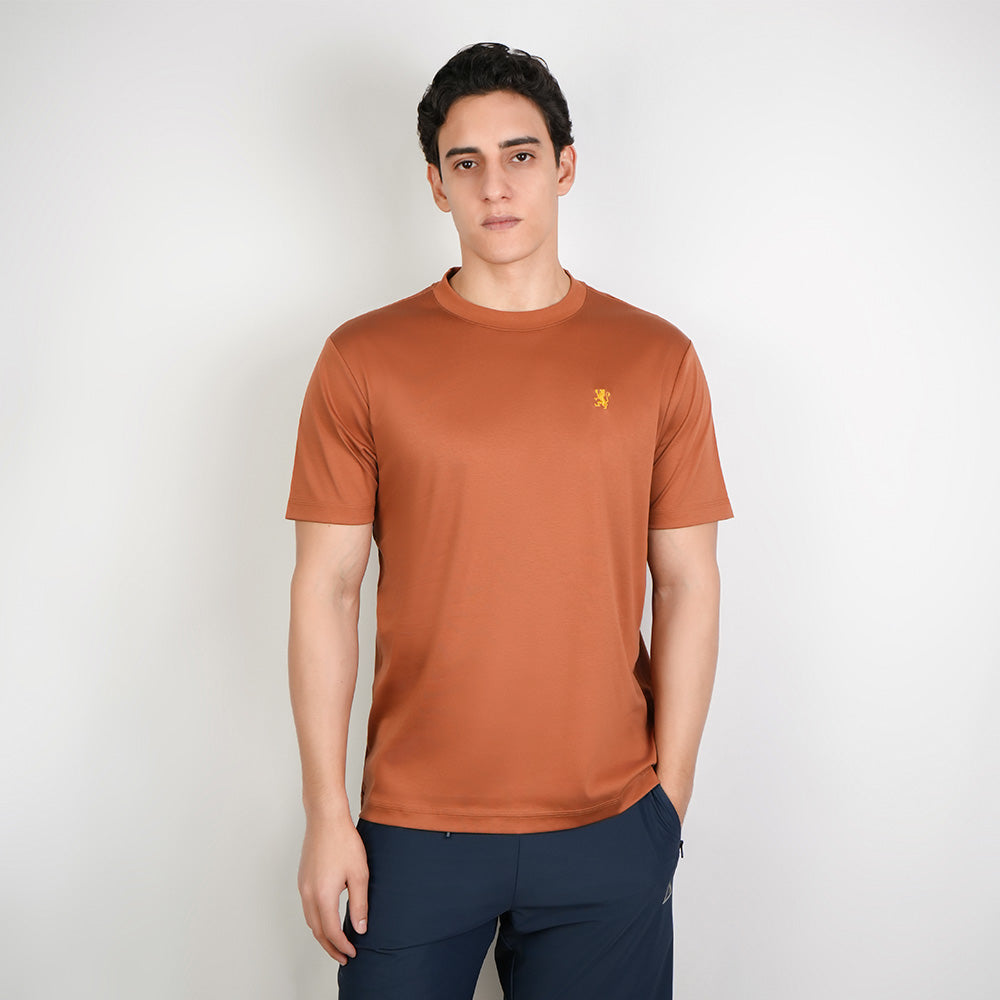 Men Luxe Touch Mercerized Cotton Crew Tee