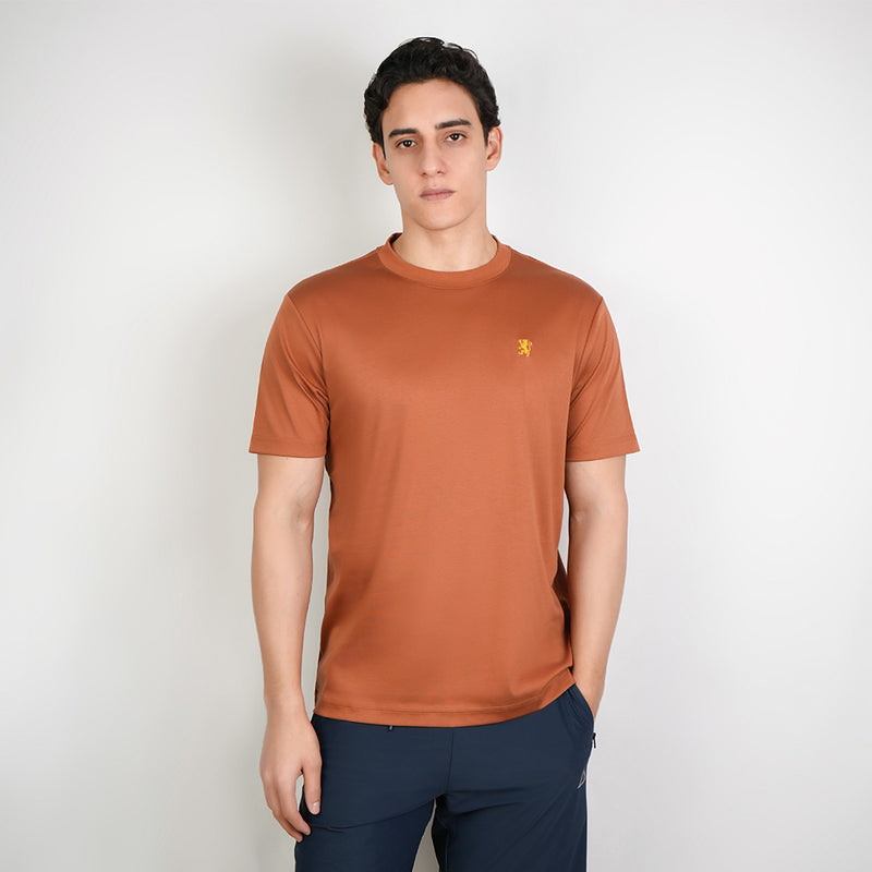 Men Luxe Touch Mercerized Cotton Crew Tee