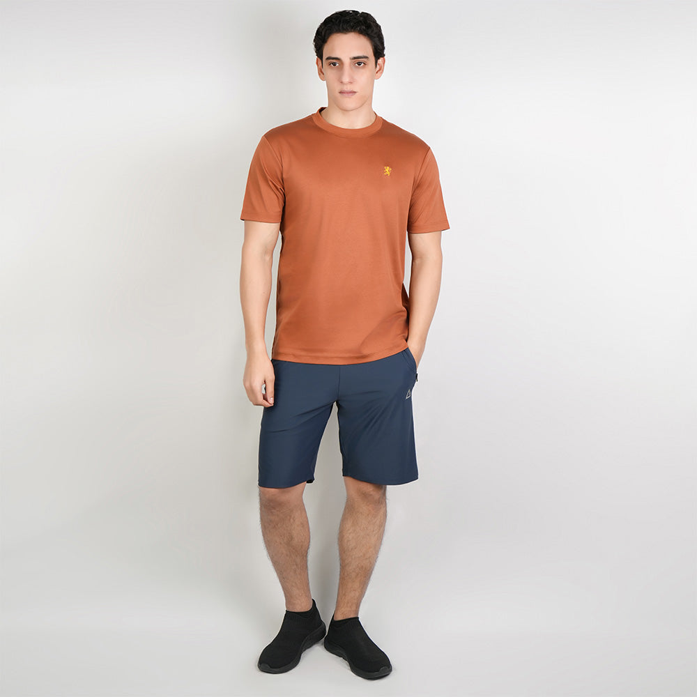 Men Luxe Touch Mercerized Cotton Crew Tee