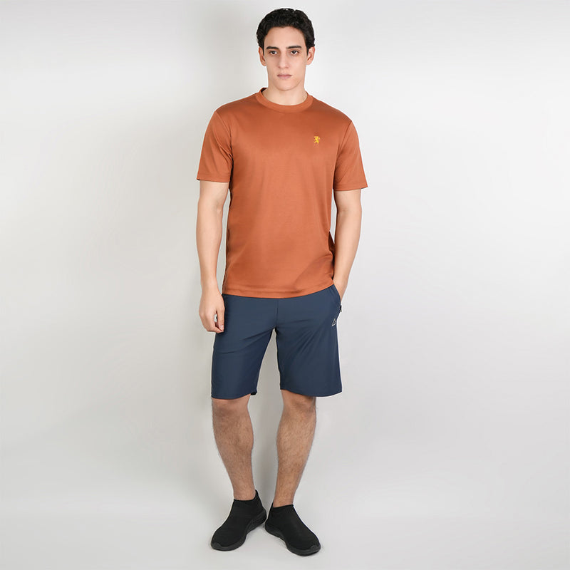 Men Luxe Touch Mercerized Cotton Crew Tee