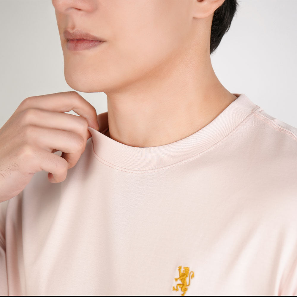 Men Luxe Touch Mercerized Cotton Crew Tee