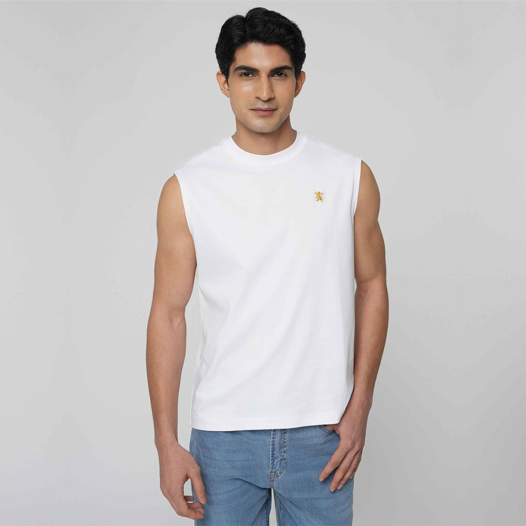 Men Regular Mercerized Cotton Tank Vest