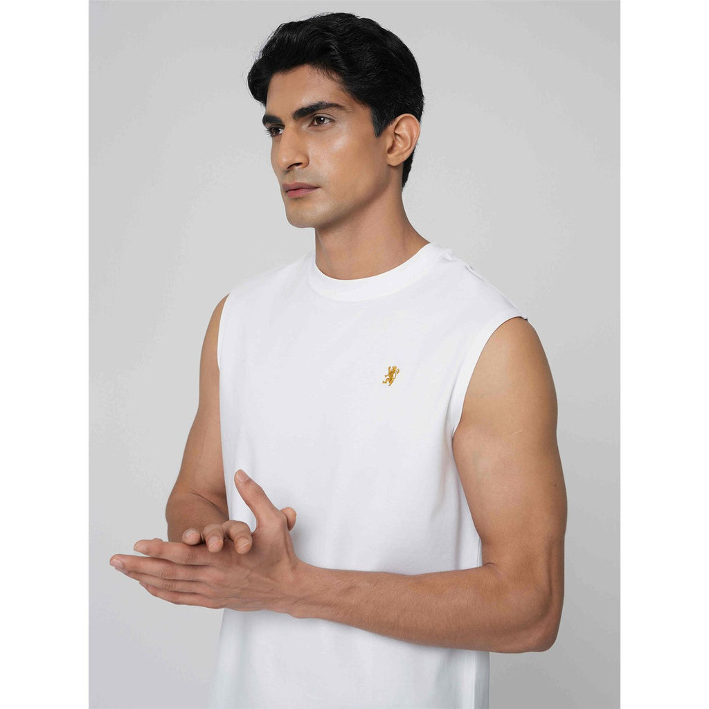 Men Regular Mercerized Cotton Tank Vest