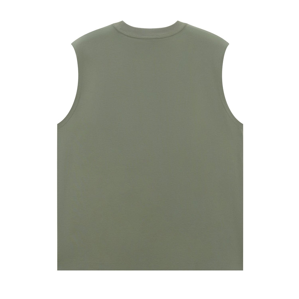 Men Regular Mercerized Cotton Tank Vest