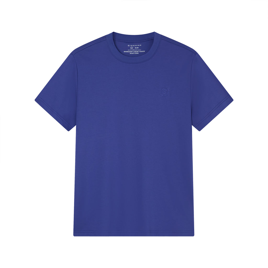 Men's Slim Fit Liquid Touch Cotton Crew Neck Tee