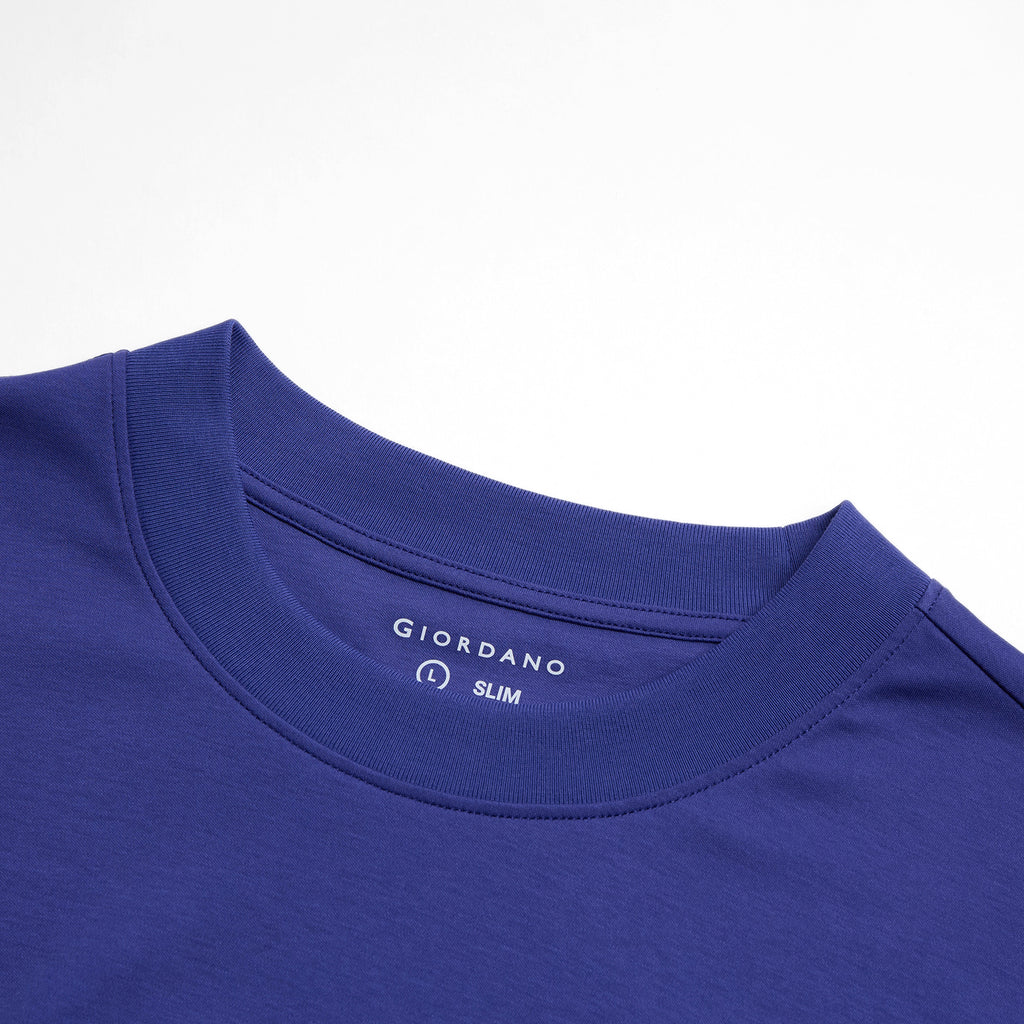Men's Slim Fit Liquid Touch Cotton Crew Neck Tee