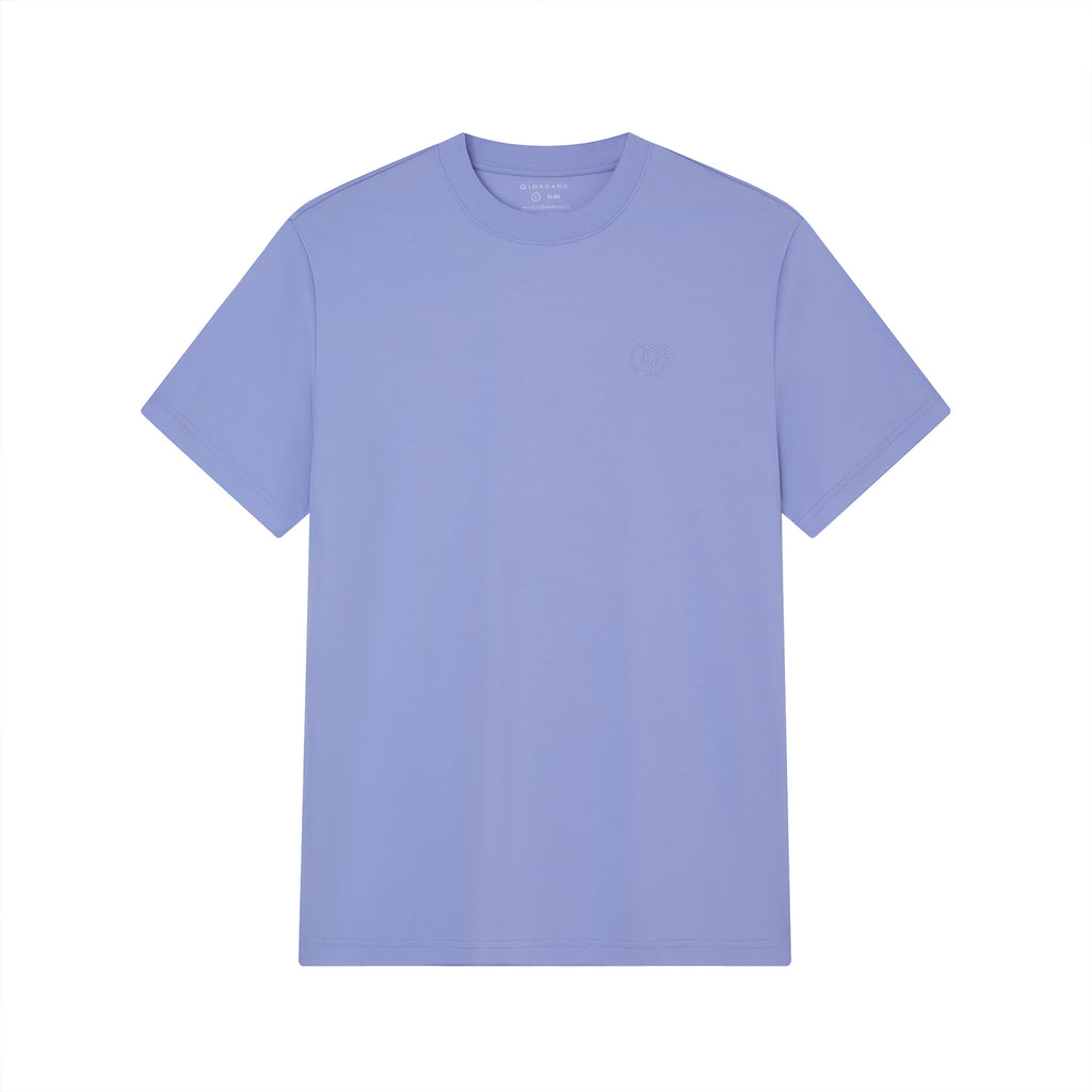 Men's Slim Fit Liquid Touch Cotton Crew Neck Tee