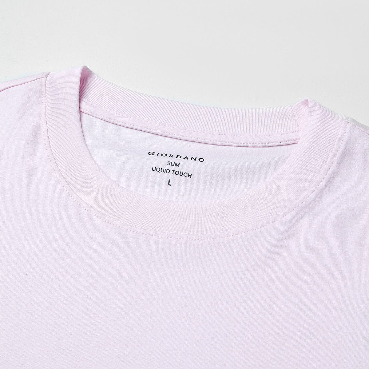 Men's Slim Fit Liquid Touch Cotton Crew Neck Tee