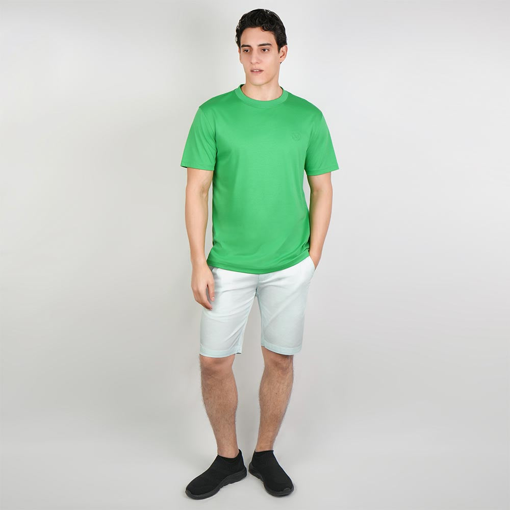 Men's Slim Fit Liquid Touch Cotton Crew Neck Tee