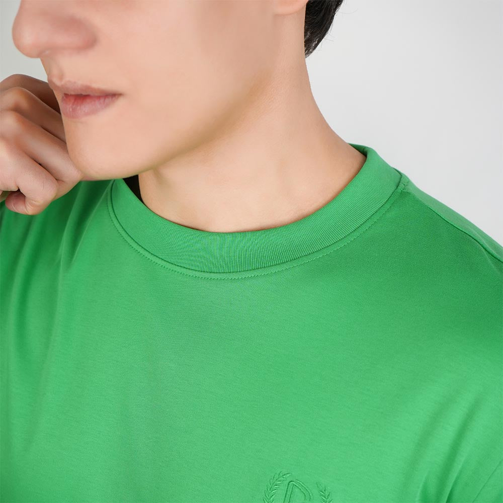 Men's Slim Fit Liquid Touch Cotton Crew Neck Tee
