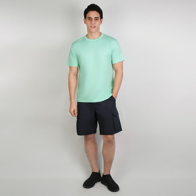 Men's Slim Fit Liquid Touch Cotton Crew Neck Tee