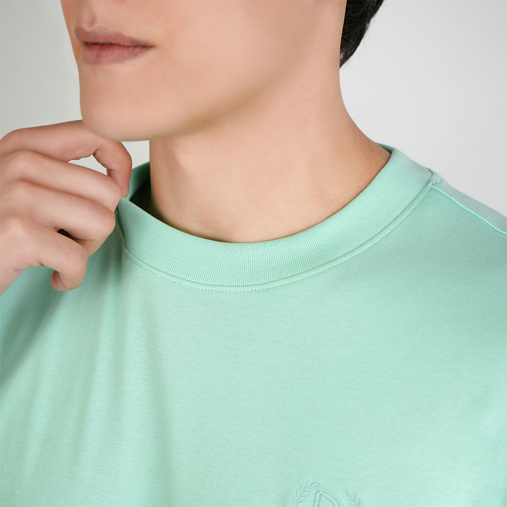 Men's Slim Fit Liquid Touch Cotton Crew Neck Tee