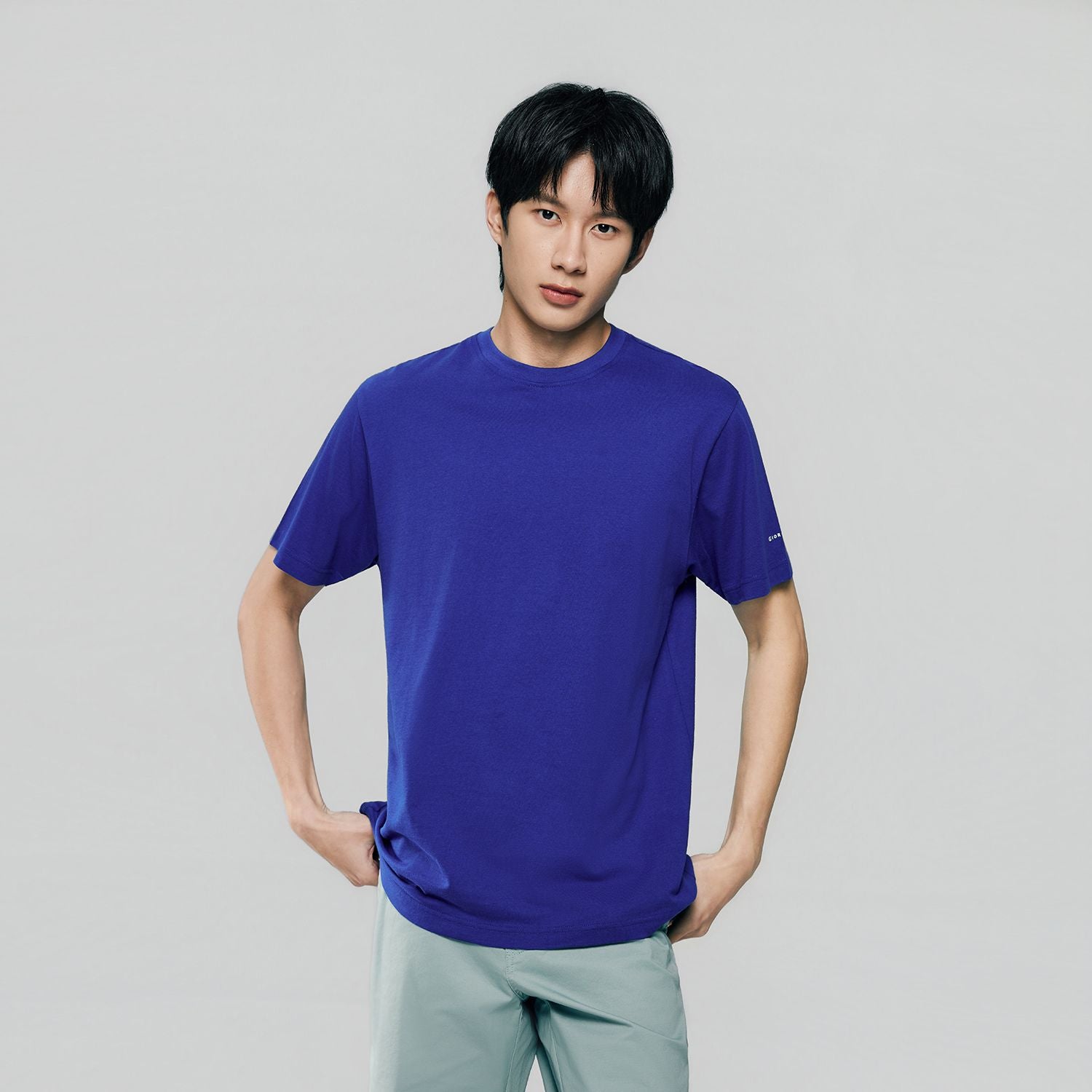 Men’s Slim Fit Cotton Crew Neck Tee