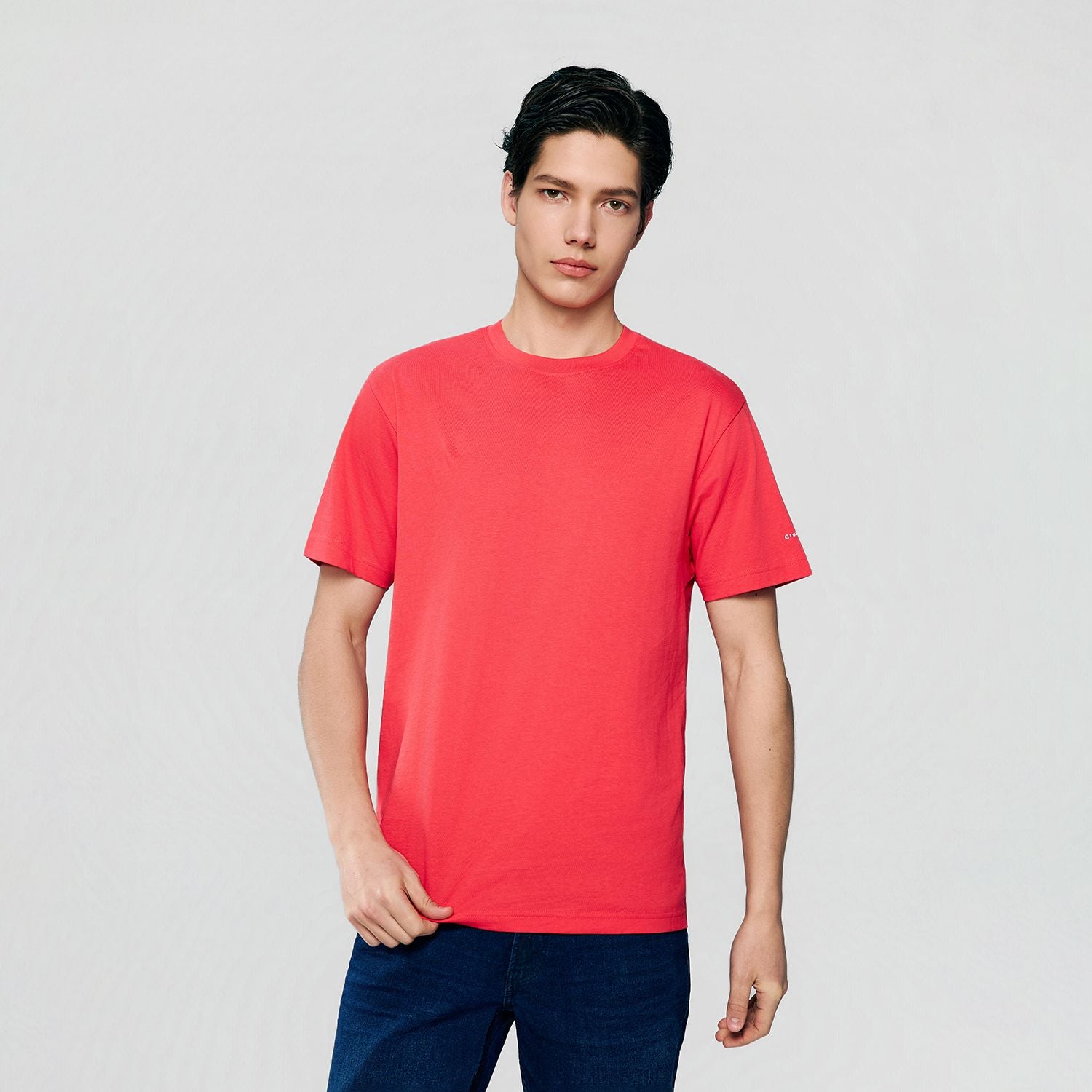 Men’s Slim Fit Cotton Crew Neck Tee