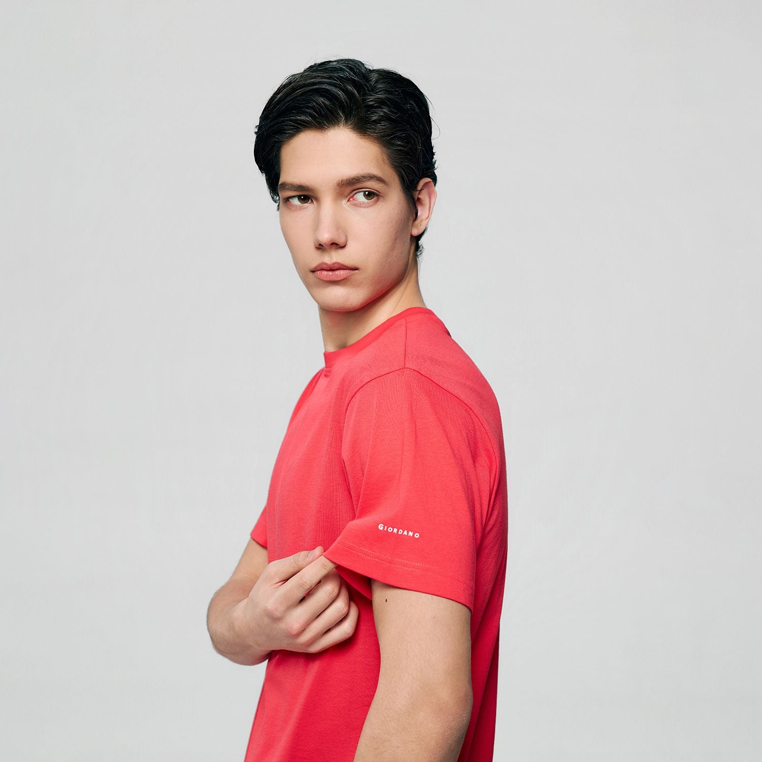 Men’s Slim Fit Cotton Crew Neck Tee