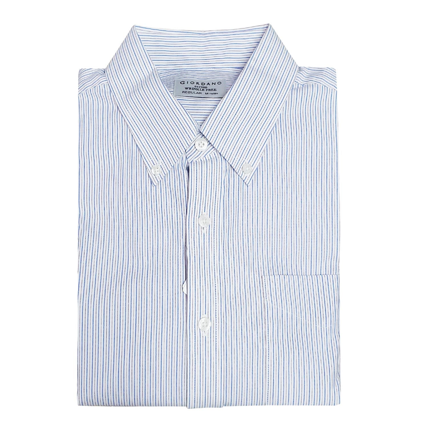 Men's Oxford Pattern Wrinkle Free Shirt