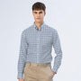 Men's Oxford Pattern Wrinkle Free Shirt