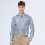Men's Oxford Pattern Wrinkle Free Shirt