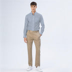 Men's Oxford Pattern Wrinkle Free Shirt