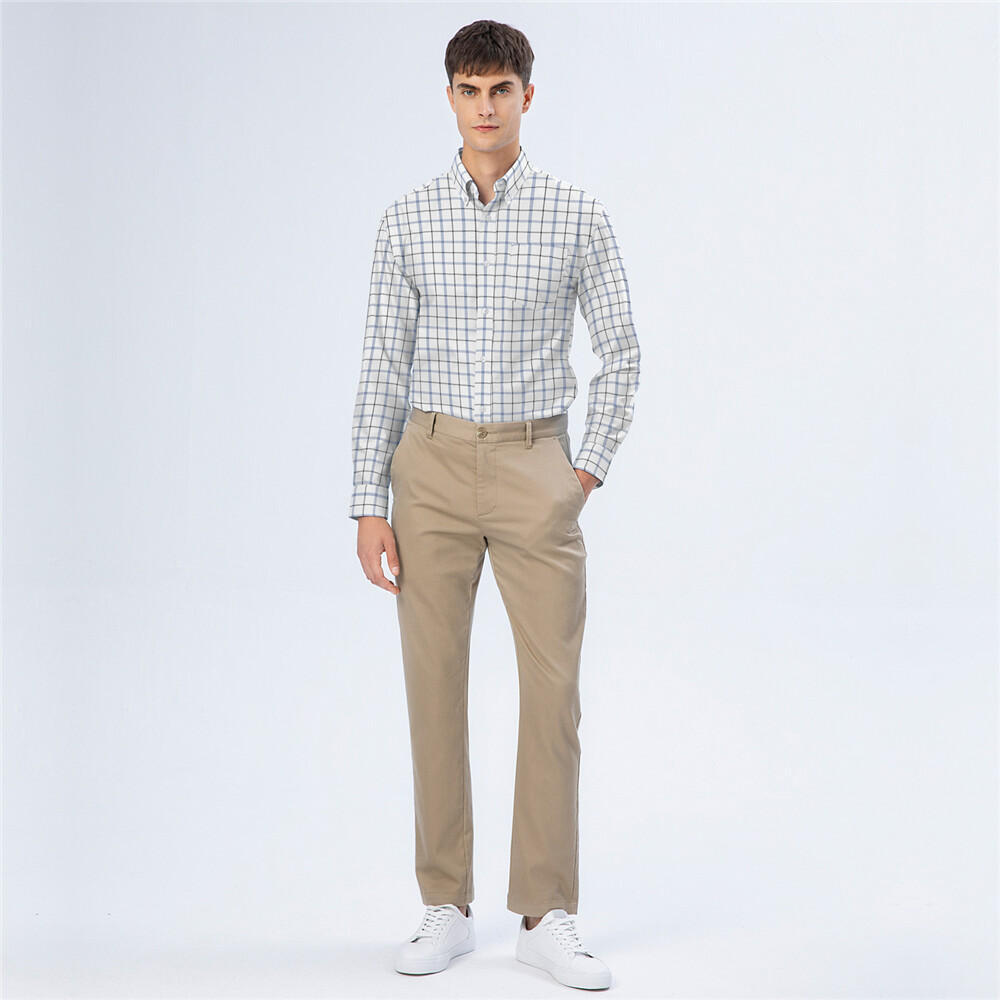 Men's Oxford Pattern Wrinkle Free Shirt