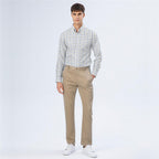 Men's Oxford Pattern Wrinkle Free Shirt