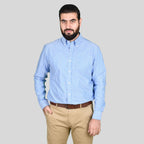 Men's Oxford Pattern Wrinkle Free Shirt