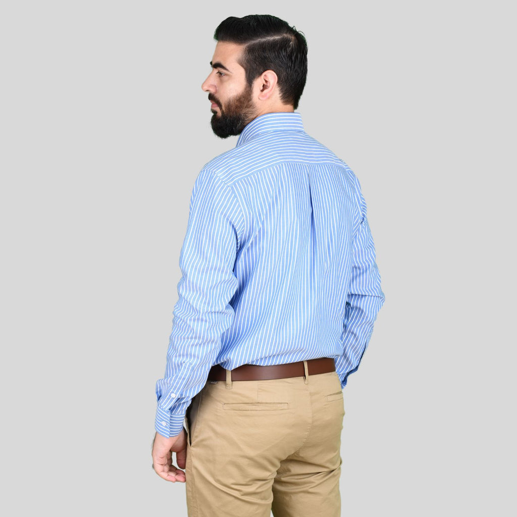Men's Oxford Pattern Wrinkle Free Shirt