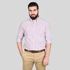 Men's Oxford Pattern Wrinkle Free Shirt