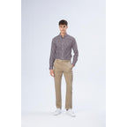 Men's Oxford Pattern Wrinkle Free Shirt