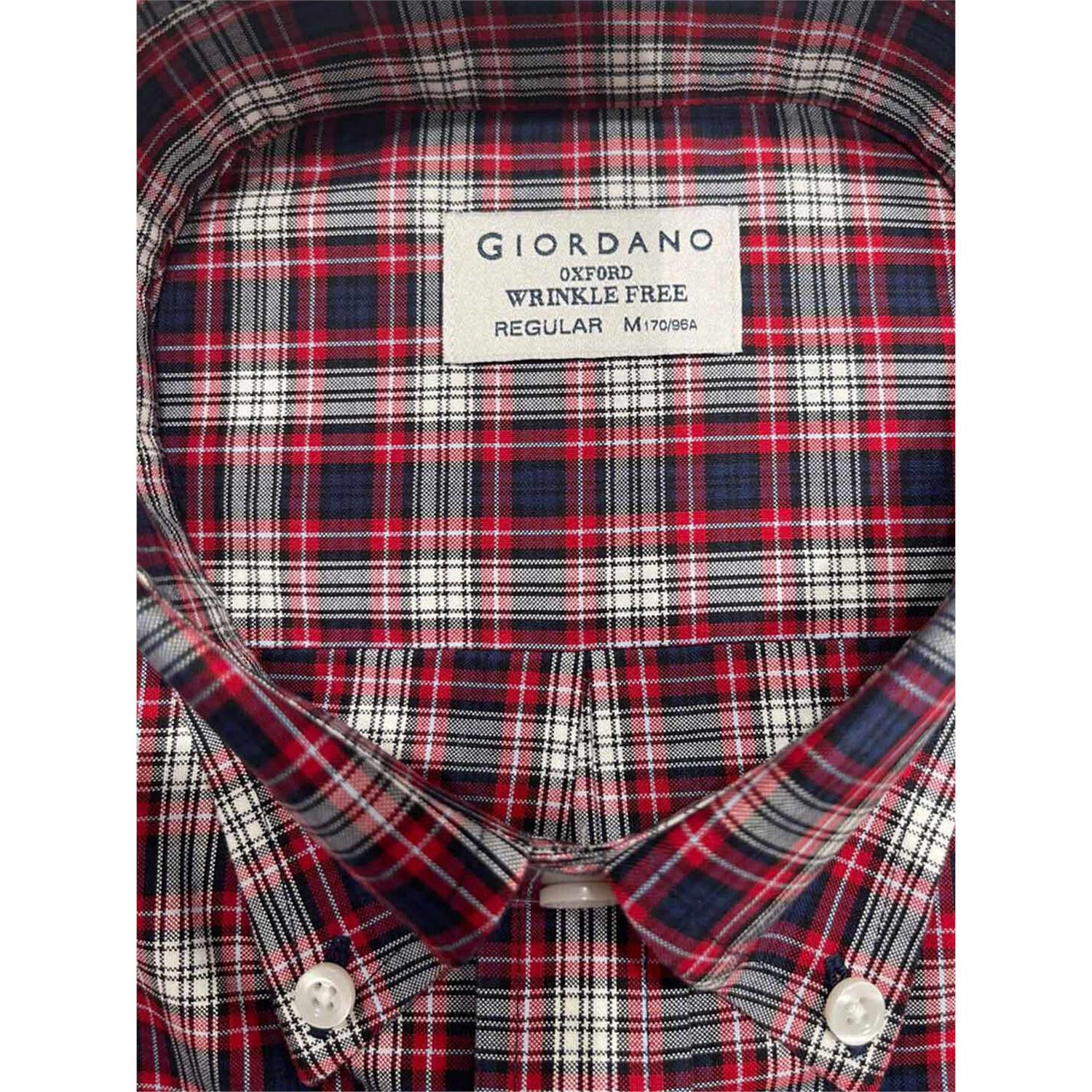 Men's Oxford Pattern Wrinkle Free Shirt