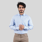 Men's Oxford Pattern Wrinkle Free Shirt