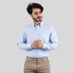 Men's Oxford Pattern Wrinkle Free Shirt