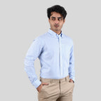 Men's Oxford Pattern Wrinkle Free Shirt