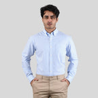 Men's Oxford Pattern Wrinkle Free Shirt