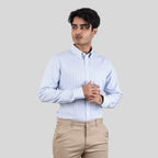 Men's Oxford Pattern Wrinkle Free Shirt
