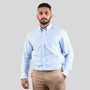 Men's Oxford Pattern Wrinkle Free Shirt