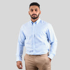 Men's Oxford Pattern Wrinkle Free Shirt