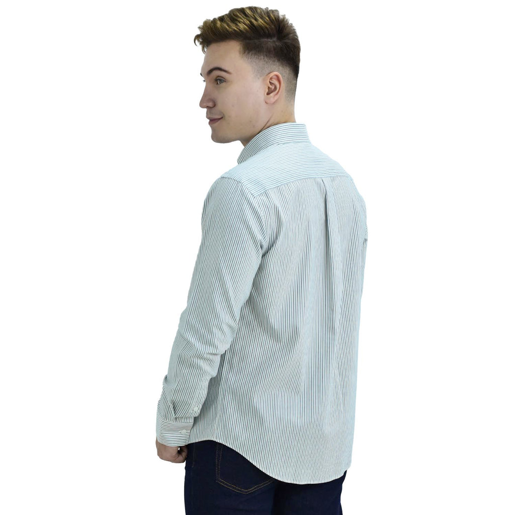 Men's Oxford Pattern Wrinkle Free Shirt