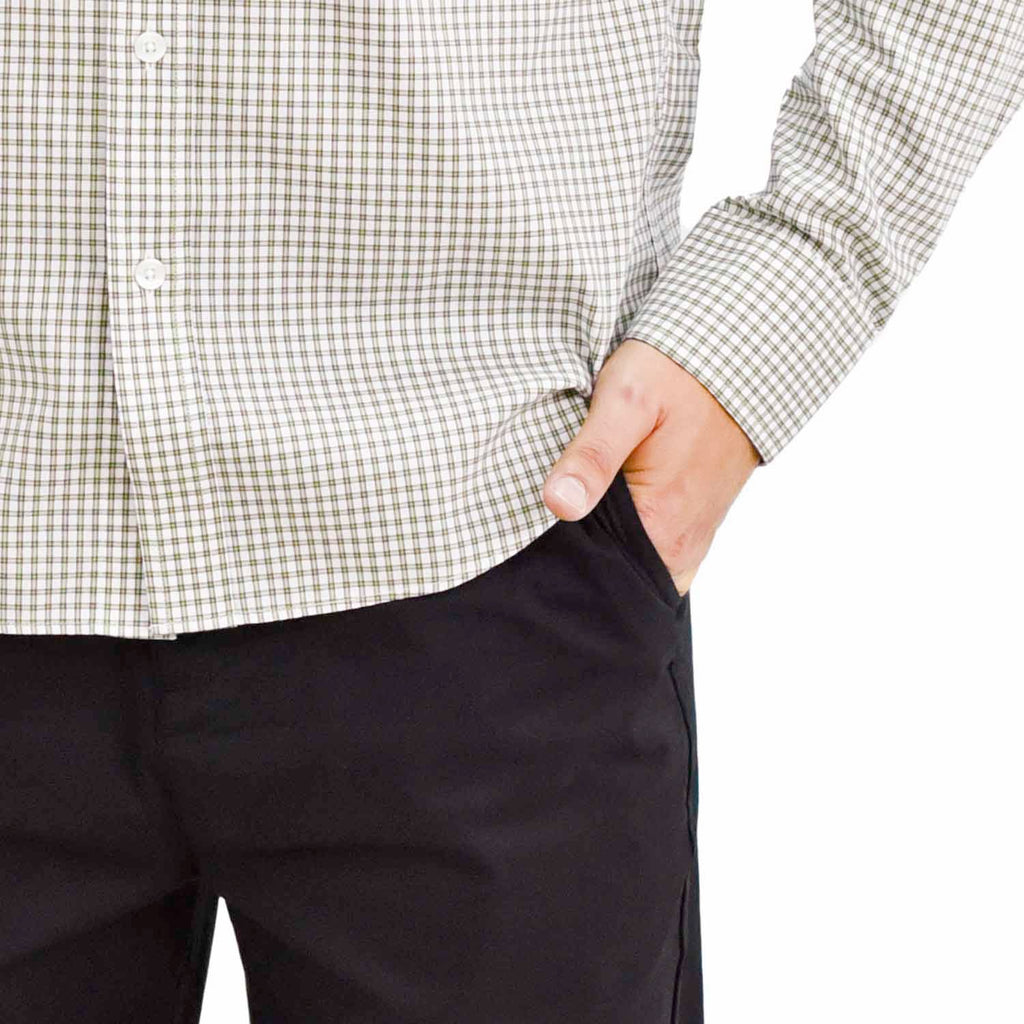 Men's Oxford Pattern Wrinkle Free Shirt