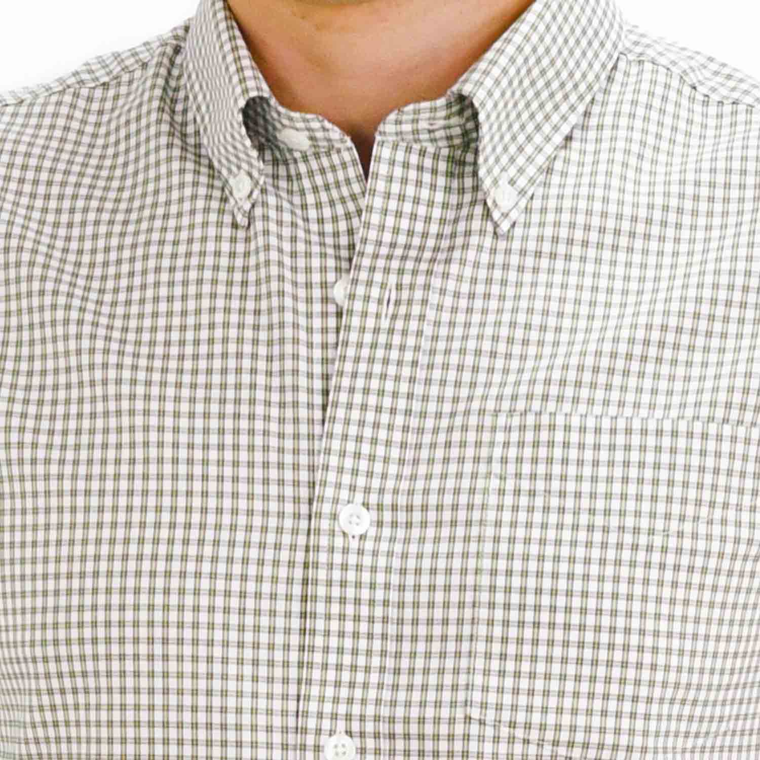 Men's Oxford Pattern Wrinkle Free Shirt