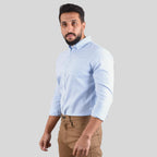 Men's Oxford Pattern Wrinkle Free Shirt
